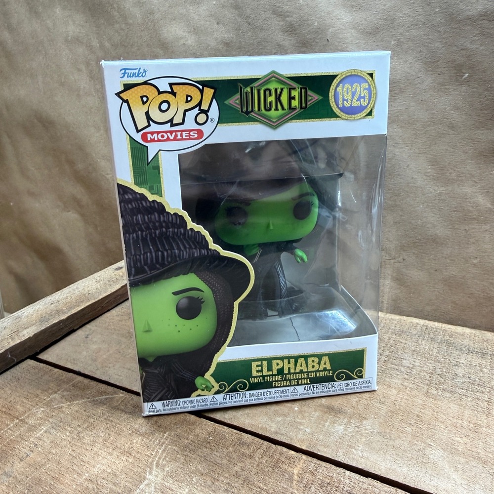 Funko Pop Movies Wicked Elphaba Vinyl Figure 1925 Green Witch Collectible